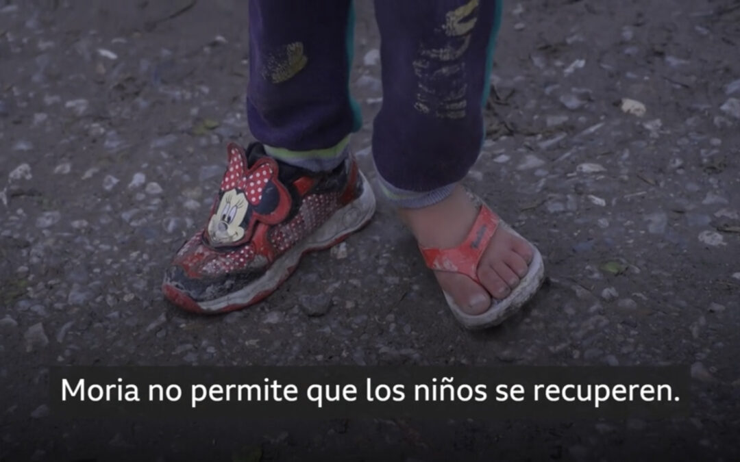 ¡ olVIDAdos CONTINUA ATENDIENDO LAS EMERGENCIAS DE MUJERES, BEBES Y NIÑOS DEL CAMPO DE MORIA QUEMADO EL PASADO MES DE SEPTIEMBRE